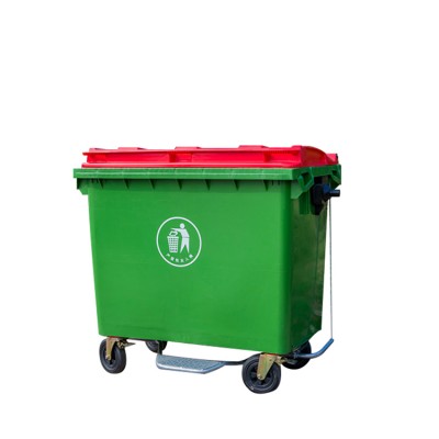 1100L large garbage containers dustbin with wheels